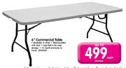 6" Commercial Table-Each