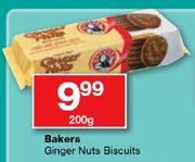 Bakers Ginger Nuts Biscuits-200g