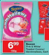 Beacon Pink & White/Toasted Coconut Marshmallows-150g Each