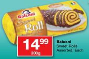 Balconi Sweet Rolls Assorted-300g Each