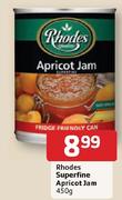 Rhodes Superfine Apricot Jam-450g