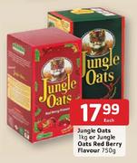 Jungle Oats-1kg Or Jungle Oats Red Berry Flavour-750g Each