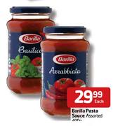 Barilla Pasta Sauce Assorted-400g Each