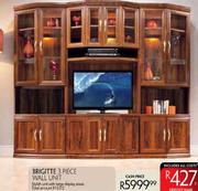Brigitte 3 Piece Wall Unit