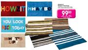 Romatuft Striped Or Word Rugs-Each