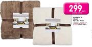 In House In Home Faux Fur Throw-Each