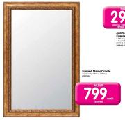 Framed Mirror Ornate-Each
