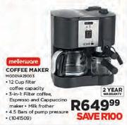 Mellerware Coffee Maker(MODENA29003)