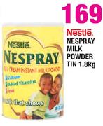 Nestle Nespray Milk Powder Tin-1.8Kg