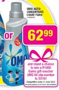 Omo Auto Concentrate Liquid-750ml