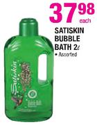 Satiskin Bubble Bath-2L Each