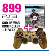 PS3 God Of War Controller + FIFA 13