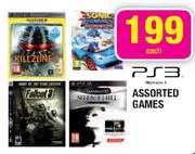 PS3 Assorted Games-Each