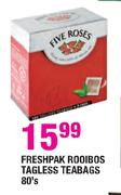 Freshpak Rooibos Tagless Teabags-80's