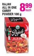 Rajah All In One Curry Powder - 100gm Each