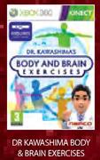 XBOX 360 Kinect DR Kawashima Body & Brain Exercises-Each