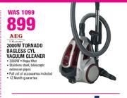 AEG 2000W Tornado Bagless CYL Vacuum Cleaner-Each