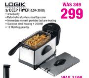 Logik 3L Deep Fryer(LDF-301B)-Each