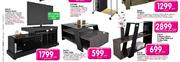 Dulce Plasma Stand, Coffee Table & Side Table