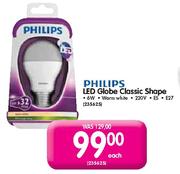 Philips LED Globe Classic Shape-Each