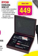 Ryobi Cordless Wine Kit