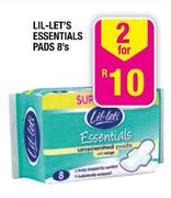Lil-Lets Essentials Pads-2x8's