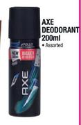 Axe Deodorant Assorted-200ml