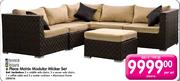 Terrace Leisure 6 Piece Matrix Modular Wicker Set Per Set