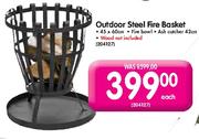 Outdoor Steel Fire Basket