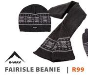 K-Way Fairisle Beanie