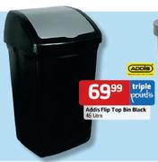 Addis Flip Top Black-46L