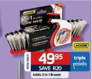 Addis  2 In 1 Broom