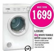 Logik 6kg White Tumble Dryer (GDZ60-10SW)