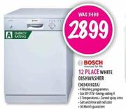 Bosch 12 Place White Dishwasher (SGS43E02ZA)
