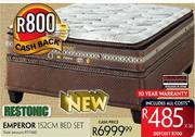 Restonic Emperor Bed Set-152cm