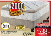 Serta Euro Sleep Box Top Bed Set-152cm