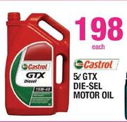 Castrol 5L GTX DIE-SEL Motor Oil-Each