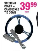 Steering Cover + Cambuckle Tie Down-Each