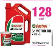 Castrol 5L Motor Oil SAE 40-Each