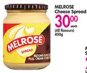 Melrose Cheese Spread-400gm Each