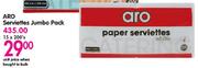 Aro Serviettes Jumbo Pack-200's