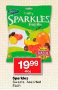 Sparkles 400g Sweets Assorted-Each