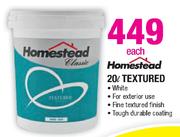 Homestead 20Ltr Textured-Each