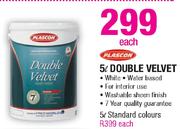 Plascon 5Ltr Double Velvet-Each