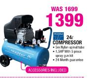 Trade Air 24Ltr Compressor