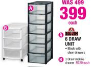 Big Jim 3 Draw Mobile Drawer-Each