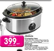 Kenwood 6.5L Slow Cooker (CP657)-Each
