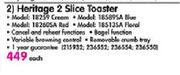 Russell Hobbs Heritage 2 Slice-Each