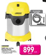 Karcher 1400W Wet & Dry Vacuum Cleaner (WD3.3)-Each