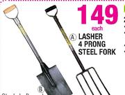 Lasher 4 Prong Steel Fork-Each